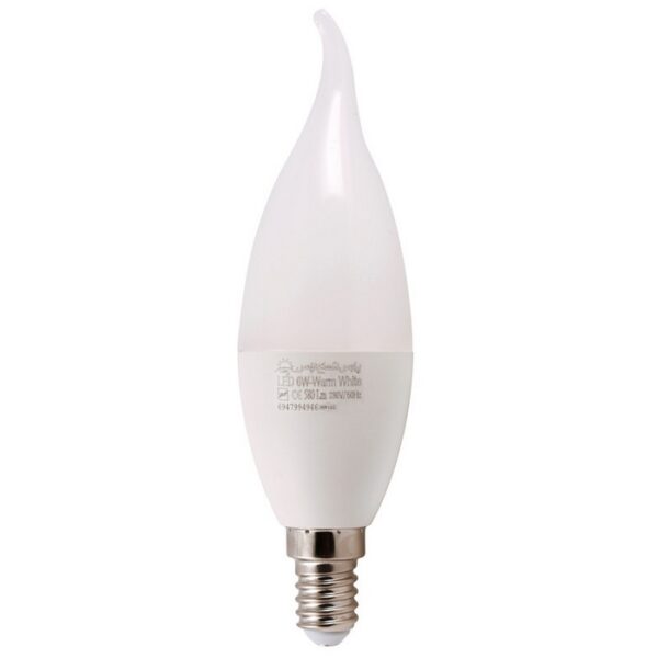 ﻻمپ LED اشكي 6 وات مات E14 پارس شعاع
