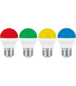 ﻻمپ LED حبابي 9 وات رنگي E27 پارس شعاع