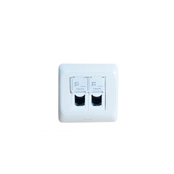 پریز شبکه Cat6 UTP دو ماژول لگراند
