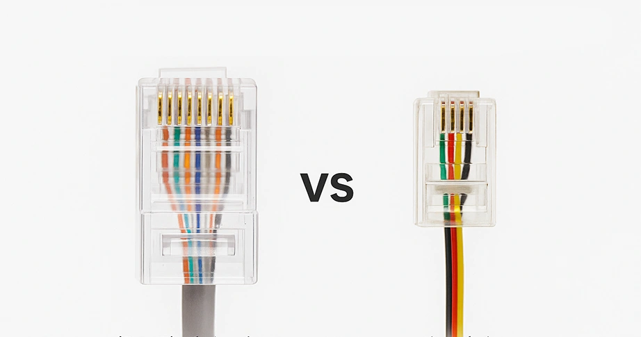 سوکت شبکه چیست؟ بررسی ساختار RJ45، کاربرد و تفاوت با سوکت تلفن 6 سوکت شبکه چیست؟ بررسی ساختار، کاربرد و تفاوت با سوکت تلفن
