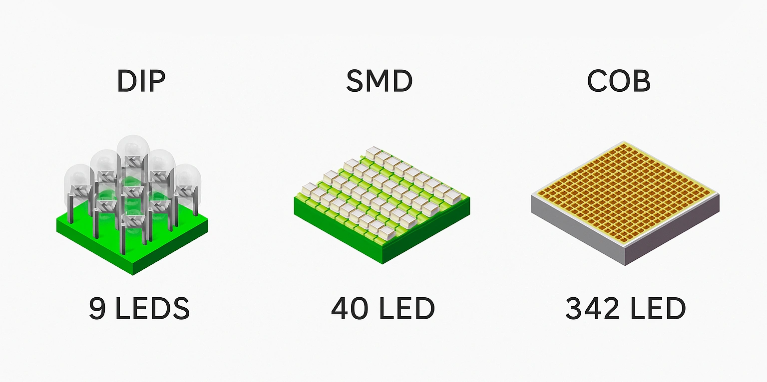 تفاوت لامپ SMD و LED چیست؟ بررسی ساختار، مصرف و نوردهی 9 What is the difference between SMD and LED lamps 2 1